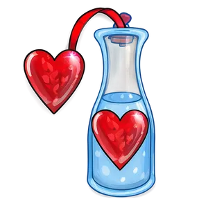 Love Potion With Hearts Png Abe96 PNG Image