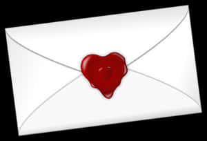 Love Sealed Envelope PNG with transparent background