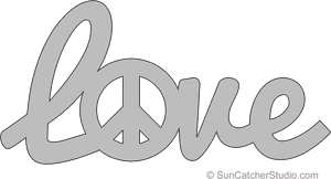 Transparent Peace Word Png - Stencil Peace Love Free, Png Download PNG image with transparent background