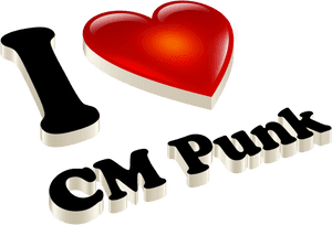 Cm Punk Heart Name Transparent Png - Heart, Png Download PNG image with transparent background