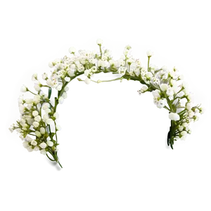 Lovely Baby's Breath Crown Png 8 PNG Image