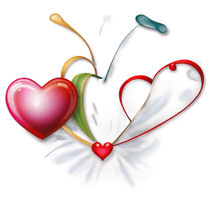 Lovely Heart Illustration PNG wcc48 PNG image with transparent background