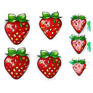 Lovely Strawberry Graphic Png Tkp PNG Image