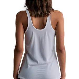 Low Cut White Tank Top Png 29 PNG Image