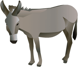 Donkey - Transparent Background Donkey Clip Art, HD Png Download PNG image with transparent background