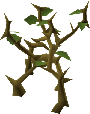 Low Poly Jungle Tree PNG Image