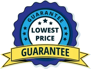 Lowest Price Guarantee Badge PNG Image