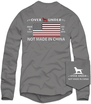 L/s Not Made In China Hurricane T-shirt - Long-sleeved T-shirt, HD Png Download PNG image with transparent background