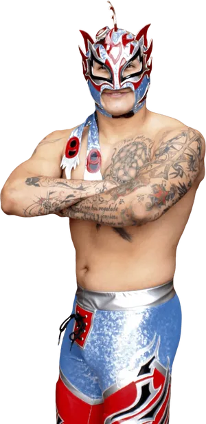 Luchadorin Maskand Tattoos PNG Image