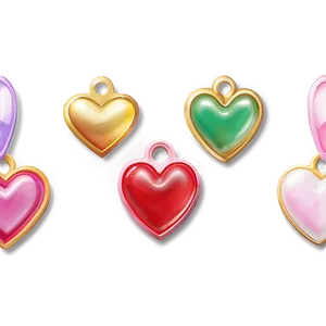 Lucky Heart Charms Png Mvi PNG Image