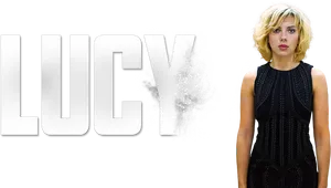 Lucy Movie Promotional Graphic PNG Image