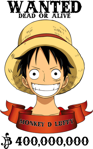 Luffy By Xxriddickxx On Deviantart - Png Wanted Monkey D Luffy PNG image with transparent background