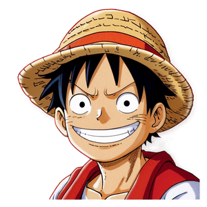 Luffy's Big Smile PNG flj68 PNG image with transparent background