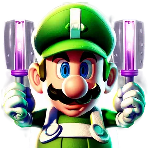 Luigi's Mansion Gamecube Art Png 64 PNG Image