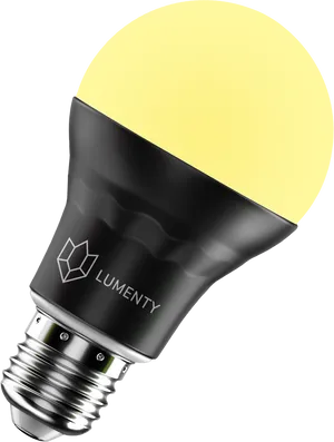 Lumenity L E D Bulb Illuminated PNG Image