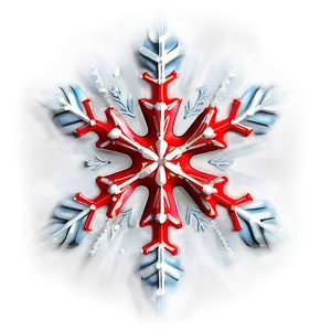 Luminous Red Snowflake Png Yle PNG Image