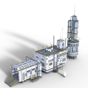 Lunar_ Base_ Concept_ Art PNG Image