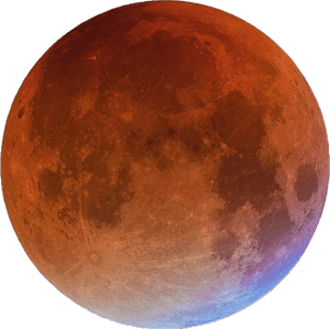Transparent Red Moon Clipart - Blood Moon Transparent Background, HD Png Download PNG image with transparent background