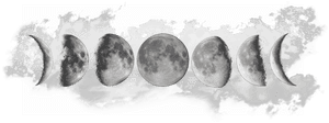 Moon Phases With Clouds - Does The Moon Change Its Shape, HD Png Download PNG with transparent background