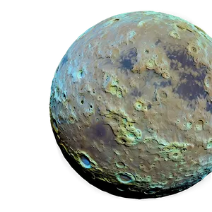 Lunar Surface Topography Map Png 23 PNG Image