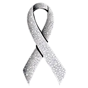 Lung Cancer Ribbon With Sparkles Png 06292024 PNG Image