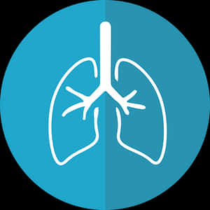 Lung Icon Graphic PNG image with transparent background