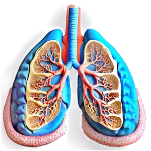 Lung Structure Illustration Png Obk93 PNG Image