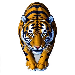 Lurking Predator Tiger Png Fhk PNG Image