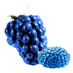 Luscious Blue Raspberry Png Eeg98 PNG Image