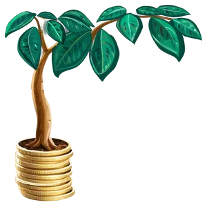 Lush Money Tree Artwork Png Vpo PNG Image