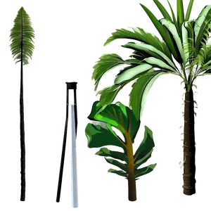 Lush Tropical Plants Png 06252024 PNG Image