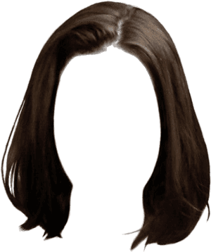 #hair #wig #shorthair #brunette #brown #straighthair - Short Hair Png Girl, Transparent Png PNG