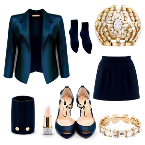 Luxe Fashion Wardrobe Png Kgc18 PNG Image