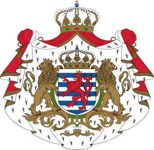 Luxembourg_ Coat_of_ Arms PNG with transparent background