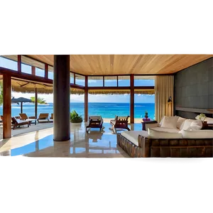 Luxurious Beachfront Villa Png 06252024 PNG Image