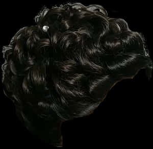 Hair Png Favourites By - Black Hair Bun Png, Transparent Png PNG image with transparent background