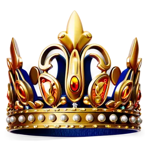 Luxurious Golden Crown Png 24 PNG Image