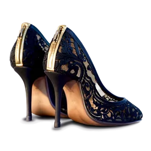 Luxurious Lace Heels Png 37 PNG Image