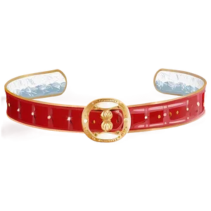 Luxurious Santa Claus Belt Png Imk PNG Image