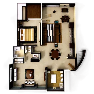 Luxury Apartment Layout Png 90 PNG Image