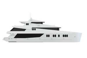 W 01 - Luxury Yacht, HD Png Download PNG with transparent background
