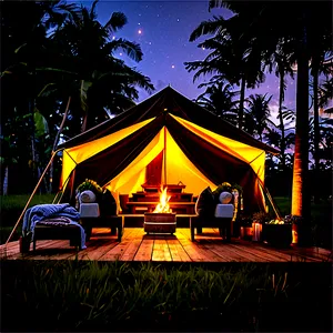 Luxury Camping Glamping Png 06252024 PNG Image