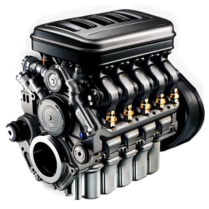 Luxury Car Engine Detail Png 06132024 PNG Image