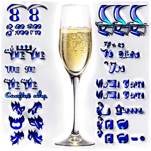 Luxury Champagne Flute PNG clk PNG with transparent background