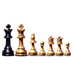 Luxury Chess Pieces Collection PNG kro PNG image with transparent background