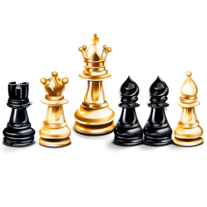 Luxury Chess Pieces Collection PNG oya PNG image with transparent background