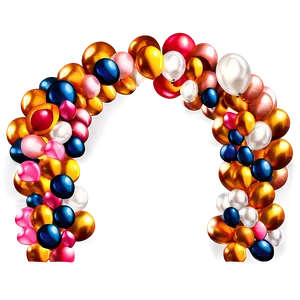 Luxury Event Balloon Garland Png Faq1 PNG Image