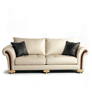 Luxury Leather Sofa PNG agp PNG image with transparent background
