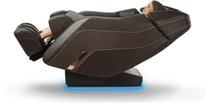 Luxury Massage Chair Relaxation PNG Image