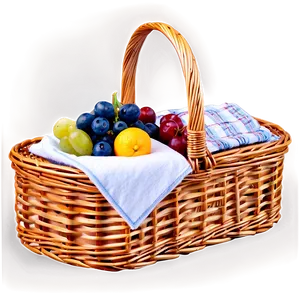 Luxury Picnic Basket Png Khj PNG Image